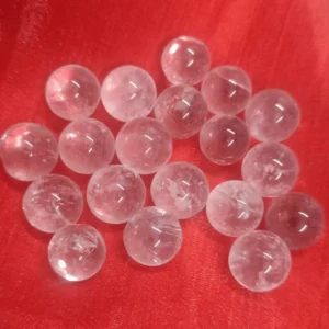 clear quartz spheres