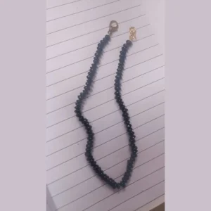black tourmaline anklet
