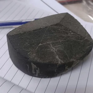 black tourmaline semipolished