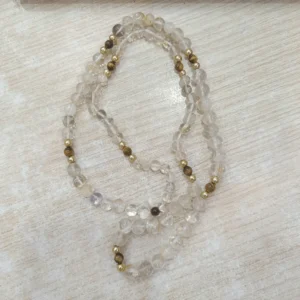 clear quartz tigerseye