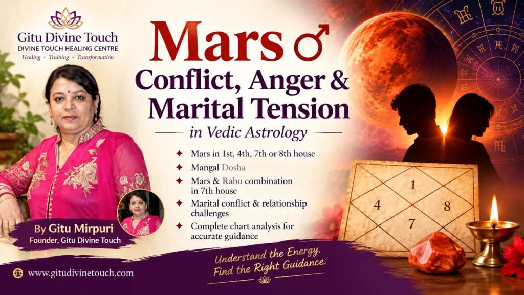 Mars in marriage astrology and Mangal Dosha by Gitu Mirpuri, Gitu Divine Touch