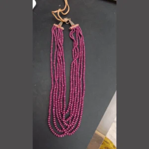 ruby 6 starnd necklace