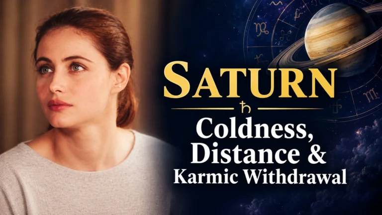 Saturn — Coldness, Distance & Karmic Withdrawal