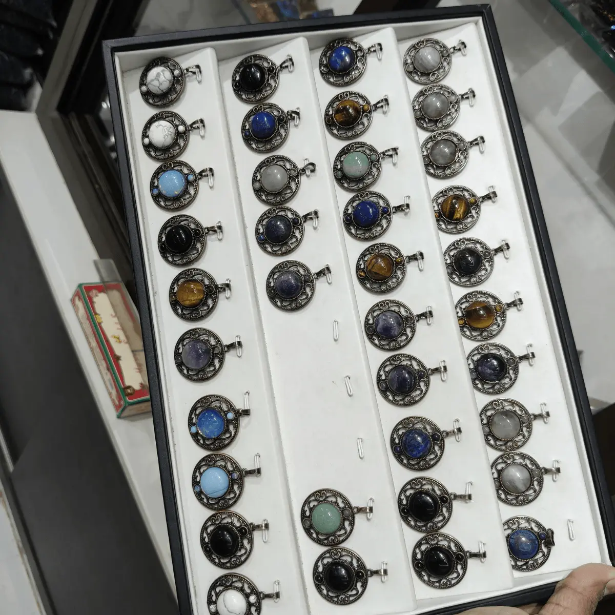 semiprecious pendants