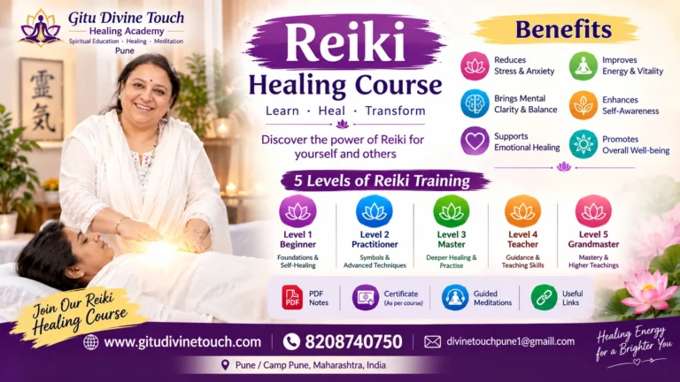 Reiki Healing Course: Learn Reiki Healing Online and in Pune